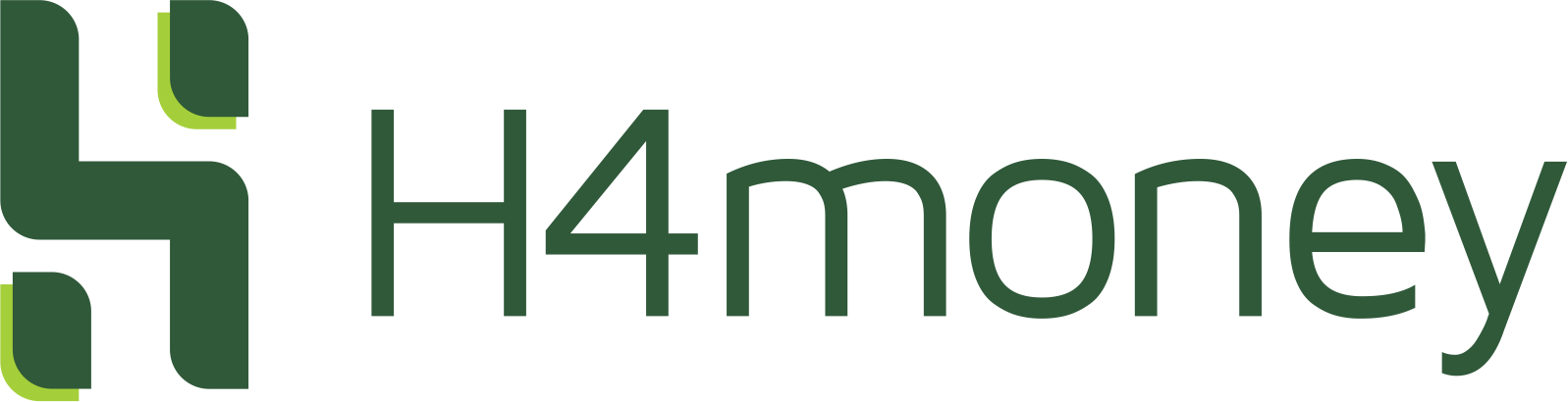 Logo da h4money gestão financeira